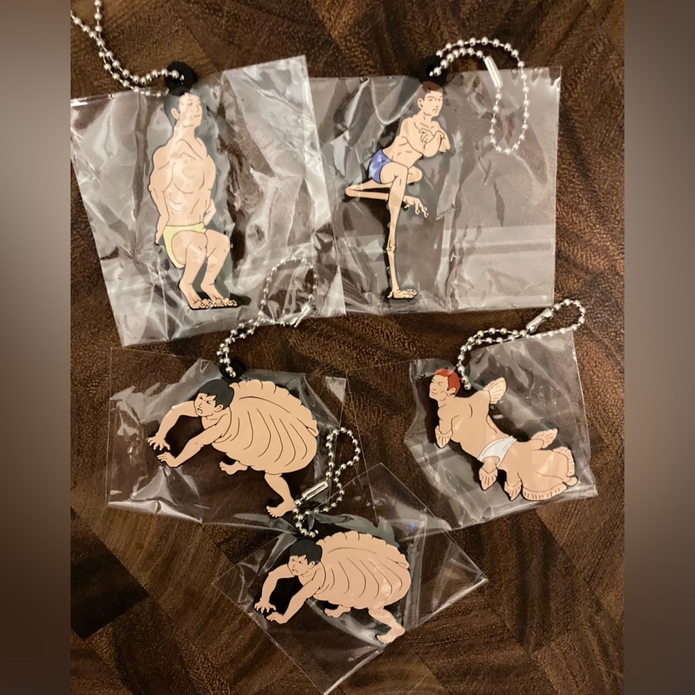 Satoshi Kawasaki Keychain Set Animal Anatomy Represented by the Human Body